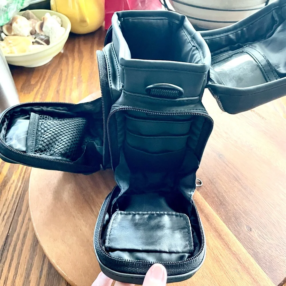*EUC* Icon Camera Case/Bag w/Multi Compartments & Pockets - Black/Gray - 8” x 8